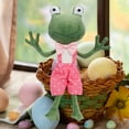 thumbnail image 7 of LLDYYDS Stuffed Animal Green Plush Toy Soft Cute Sitting Plushie with Long Leg Home Sofa Decor for Kids Boys Girls, 7 of 7