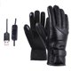 thumbnail image 2 of Guantes Térmicos Cuero Calentadores Manos Calefactores Eléctricos para Motocicleta, 2 of 6