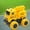 Crane, variant on 1Pcs Children's Engineering Toy Car, Excavator, Crane, Transport Truck, Mixer Truck, Inertia Pull Back Car Toy, Dump Truck, Simulation Construction Truck, Kids Boys Girls Toddlers Toy, Christmas Gift