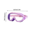 thumbnail image 3 of Deeceymbur Waterproof Swimming Goggles Cap HD Large Frame UV Protection Adjustable Strap for Ages 6-14, 3 of 5