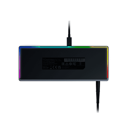 Razer - Thunderbolt™ 4 Dock with Chroma RGB Lighting - Black
