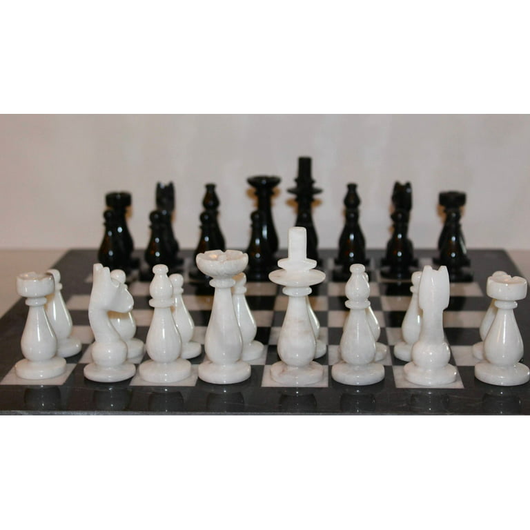 Classy Kids Board Games / Chess Board Set , Black and White