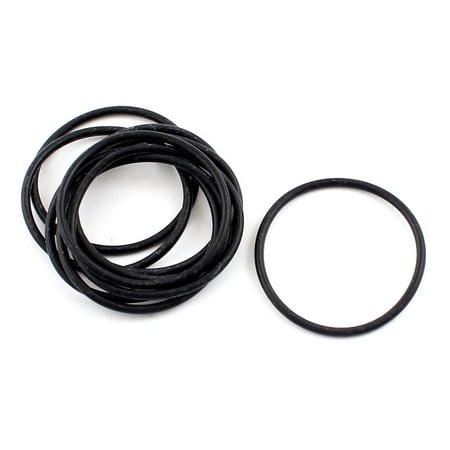 

Unique Bargains 10Pcs 30mm Inner Dia 2mm Thick Black Rubber O Ring Seal Grommets
