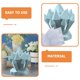 thumbnail image 3 of BRIGHTFUFU Molde de clúster de cristal de silicona Ornamento para el hogar Molde de fundición Molde de arte manual, 3 of 7