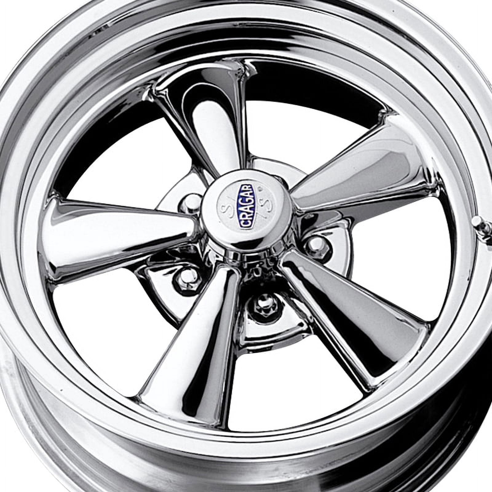 Cragar 61 S/S 15x8 Super Sport Automotive Rim With 5-Spoke Design