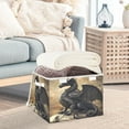 thumbnail image 5 of Storage Box With Lid 16.5x12.6x11.8In Foldable Stacked Household Storage Box Black Dragon, 5 of 7