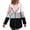 c01Pink, variant on Hoodies for Women Color Block Hooded Sweatshirt Basic Zip-Up Jersey Jacket Loose Long Sleeve Top with Pockets Plus Size White S