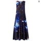 thumbnail image 1 of Sonducket Vestido de mujer Estampado estrellado Ropa de verano Algodón Sin mangas Estampado maxi Vestido de verano Vestidos negro S, 1 of 5
