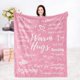thumbnail image 1 of LHSHID Get Well Soon Gifts for Women Inspirational Gifts for Women Couragement Compassion Purple Throw Blanket Warm Hugs Gifts for Women Friend Mom Wife Daughter Sister Colleague 50x60in, 1 of 6