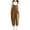 Khaki, variant on fartey Women Plus Size Cotton Linen Romper Casual Sleeveless Square Neck Relaxed Overalls Pockets Adjustable Strap Solid Color Rompers