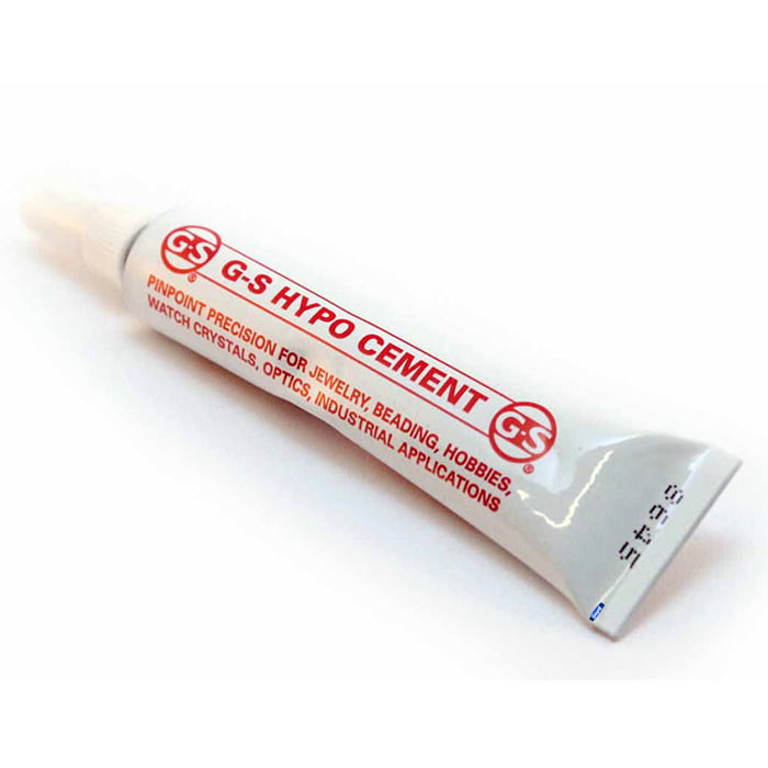 G-S Hypo Cement Craft Glue Watch Crystal Jewelry Adhesive 1/3 oz GS