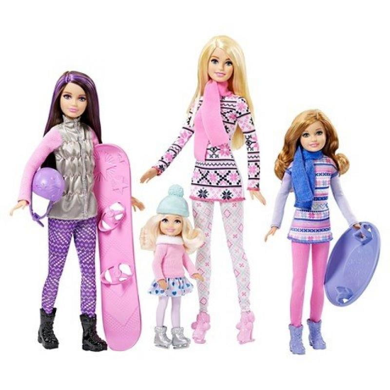 barbie sisters winter getaway fashion dolls