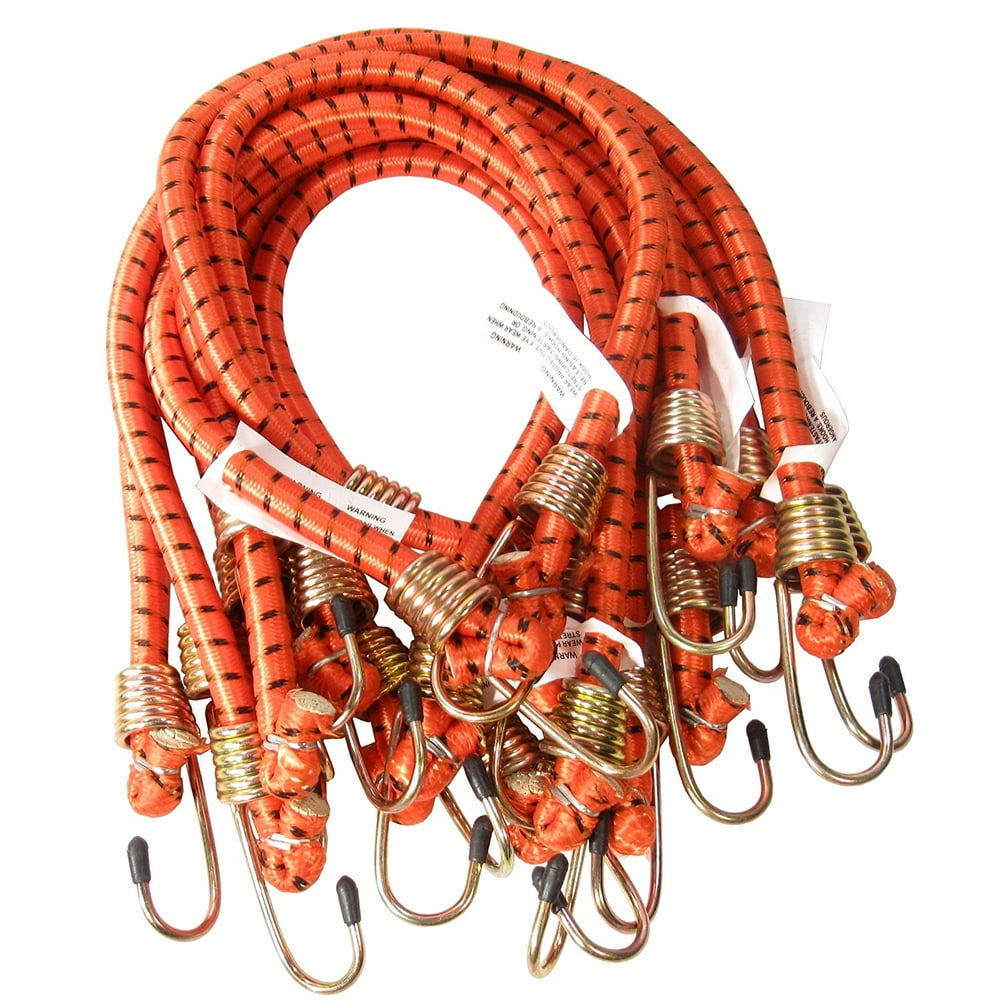 Heavy Duty 24" or 2' Long x 1/2" Dia Thick Bungee Cords Tie Down Cord