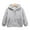 Gray, variant on GYRATEDREAM Girls Zip-up Jacket Lightweight Hoodie Sweatshirt Toddler Kid Fall Winter Warm Coats 2-10T