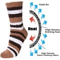 thumbnail image 6 of NANAhuang Mens Fuzzy Socks Soft Cozy Slipper Fluffy Socks Winter Warm Microfiber Plush Sleeping Socks 5 to 6 Pairs, 6 of 6