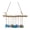 Random Color, variant on wutoase Handmade Sea Glass Wind Chimes, Hanging Wind Chime with Wooden Hanger for Home Wall Garden Decor Gifts for Mom Women