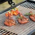 thumbnail image 4 of Juego de 5 alfombrillas de malla para parrilla de barbacoa, resistentes al calor, con revestimiento de PTFE, de fibra de vidrio, de teflón, para barbacoa, fáciles de limpiar, sin silicona, a, 4 of 5