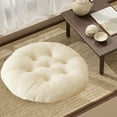 thumbnail image 6 of CarpNettore Chair Cushion Outdoor Seat Cushion Removable Round Comfortable Thick Swing Chair white, 6 of 9