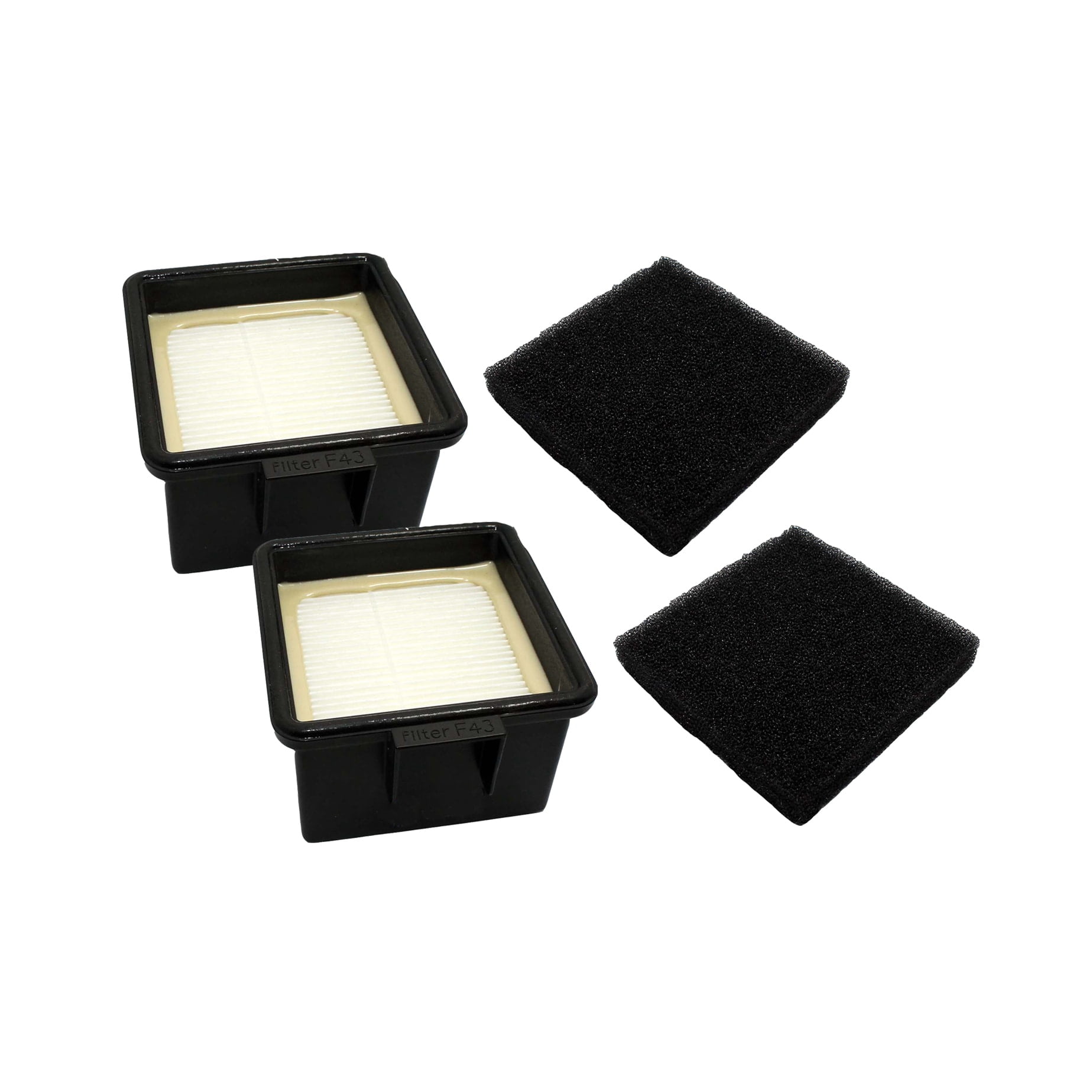 Crucial Think Crucial 4 Piece Dirt Devil F43 Hepa Filters And Foam Filter Set Walmart Com Walmart Com
