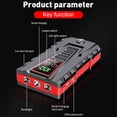 thumbnail image 6 of MDHAND Car Jump Starter, 6000mAh 12V Battery Jump Box with Quick Charge Out(Up to 6.0L Gas and 4.0L Diesel Engines), Portable Battery Booster with LCD Display, Lights, 6 of 7