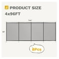 thumbnail image 2 of 4FTx 96FT Pool Fence, DIY Swimming Pool Safety Fence for In-ground Pools, Durable & Easy to Install Pool Fencing for Outdoor Swimming Backyard Garden, 2 of 7