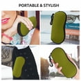 thumbnail image 6 of Zufioo Olive Print Sunglasses Case Tactical Zipper Sunglasses Carrying Case for Men Women, 6 of 6