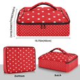 thumbnail image 3 of Iauyy Casserole Carrier for Hot Food Insulated Casserole Travel Carry Bag with Lid Food Warmer Bag for Party/Picnic,Cute Polka Dots, 3 of 7