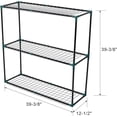 thumbnail image 3 of 3-Tier Lean-to Portable Greenhouse, 79"x39"x83" Heavy Duty Walk-in Garden House, Indoor Outdoor with Wire Shelves, 2 Roll-Up Zipper Doors, PE Weatherproof Cover & Steel Frame, 3 of 9