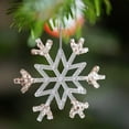thumbnail image 3 of Snowflake Pendant Christmas Decorations Crafts Christmas Tree Pendant Artificial D, 3 of 8