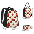 thumbnail image 2 of Balery Fruit Apples Mochila escolar 3 en 1 para niños: mochila resistente con lonchera térmica y estuche para lápices. Mochila escolar para niños y niñas., 2 of 7