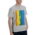 thumbnail image 2 of Bingfone Rainbow Colored Men'S Loose Fit Short-Sleeve Pocket T-Shirt, 2 of 7
