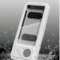 thumbnail image 2 of Waterproof Phone Case With Built In Speaker, Underwater Phone Pouch Touchscreen Protective Cover Shockproof Dustproof Audio Case for Swimming Beach Kayaking Travel Outdoor Sports, 2 of 9