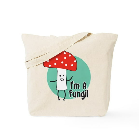 CafePress - I'm A Fungi Tote Bag - Unisex Canvas Tote Bag, Beige, 1-Piece