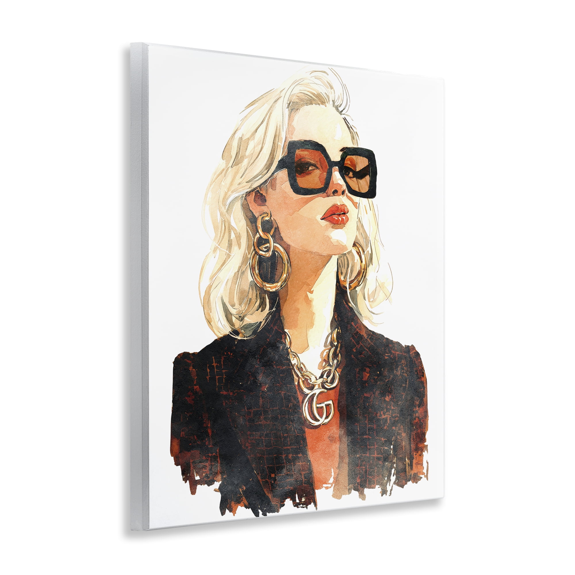 Stupell Industries Luxurious Gilded Gaze Wall Plaque Art, design by Svetlana Aleynikova