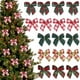 thumbnail image 5 of 10/20 piezas de lazos navideños para árbol de Navidad, adornos colgantes para el hogar, guirnalda de bricolaje, lazo, Navidad 2024, papel de regalo de Año Nuevo, 5 of 5