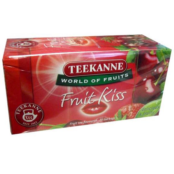 Fruit Kiss, CherryStrawberry Flavored Blend, 20 tea bags