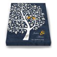 thumbnail image 1 of MuralMax - His, Her Personalized Canvas Wall Art - Custom Tree With Heart Initials, Names, Date - Gifts For Milestone Occasions, Wedding Anniversary, Housewarming - Color - Navy - Size 11x14, 1 of 6