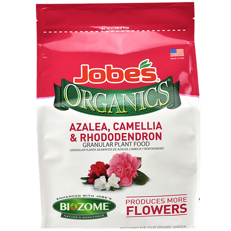 - Jobe’s Organics 4lbs. Granular Azalea, Camellia & Rhododendron Plant Food