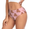 thumbnail image 2 of Balery Heart Capybara Ropa Interior de Algodón para Mujer con Dibujo – Braguitas Cómodas y Elásticas, Estilo Clásico-X-Large, 2 of 6