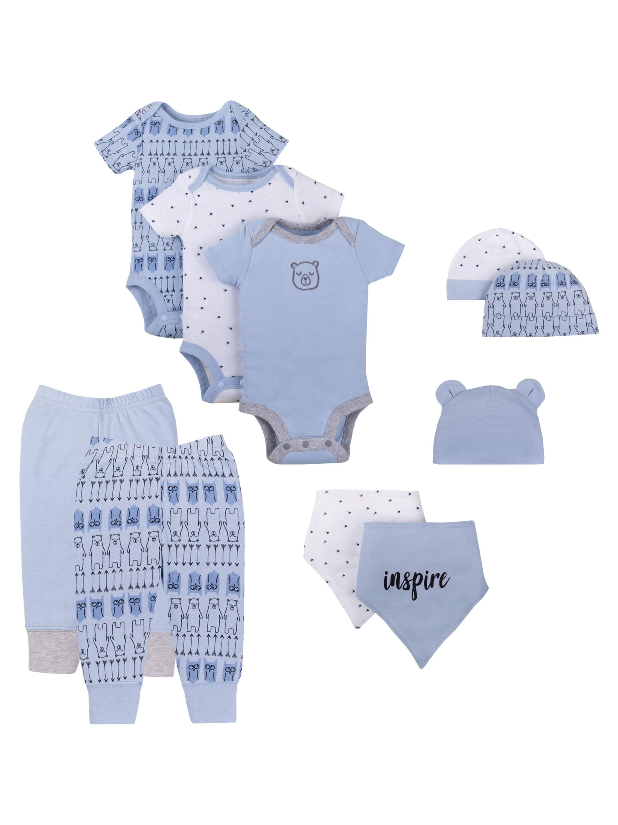 Blue 6M Lamaze Organic Baby Boys Organic Baby Clothes Gift Set Blue 6M Lamaze Organic Baby Boys Organic Baby Clothes Gift Set