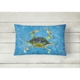 thumbnail image 2 of Carolines Treasures 8656PW1216 Crab Canvas Fabric Decorative Pillow, 12H x16W, multicolor, 2 of 3