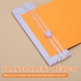 thumbnail image 4 of Paper Cutter Trimmer A4 Straight Small Portable Paper Slide Paper Slicer with Safe-Guard for Craft Cardstock Label Card Scrapbook Photo Purple, 4 of 7