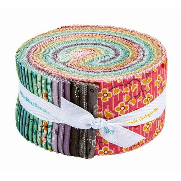 Riley Blake - Gentler Times 2.5" Rolie Polie by Lori Holt 40 pcs