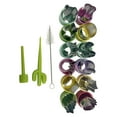 thumbnail image 3 of 15PCS Vegetable Fruit Cartoon Cutting Mold DIY Pastry Small Tools Stainless Steel Flower Cutter, 3 of 7