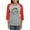 Heather/Red, variant on CafePress - Power Rangers Angel Grove Women's Baseball T Shirt - Womens Baseball Tee