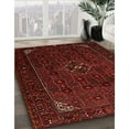 thumbnail image 3 of Ahgly Company Machine Washable Indoor Square Traditional Crimson Red Area Rugs, 3' Square, 3 of 7