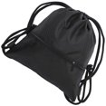 thumbnail image 1 of Drawstring Backpack For Men Large Size Black Durable Organized Storage 1Pack, 1 of 2