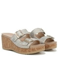 thumbnail image 2 of Dr. Scholl's Womens Cali Breeze Platform Sandal Light Gold Metallic 9M, 2 of 9
