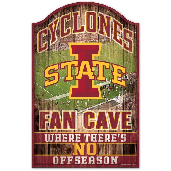WinCraft Iowa State Cyclones 11'' x 17'' Wood Sign