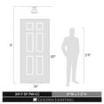 thumbnail image 4 of Golden Lighting 3417-Sf Asha 1 Light 8" Wide Semi-Flush Ceiling Fixture - Grey, 4 of 7